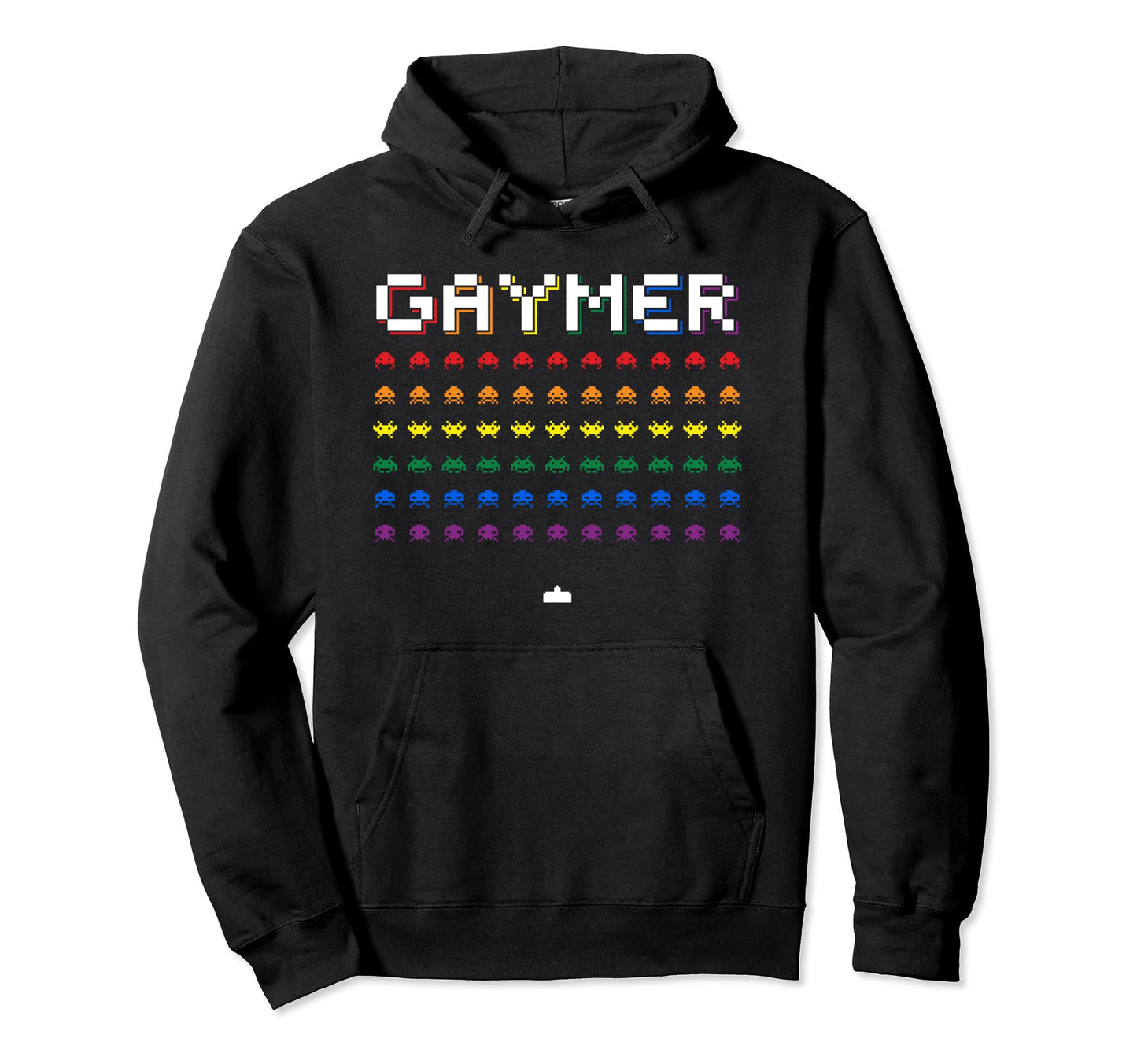 Gaymer Alien Invaders Proud Ally Hoodie - Aesthetic Graphic Men Women - T-Shirt, Sweatshirt, Hoodie