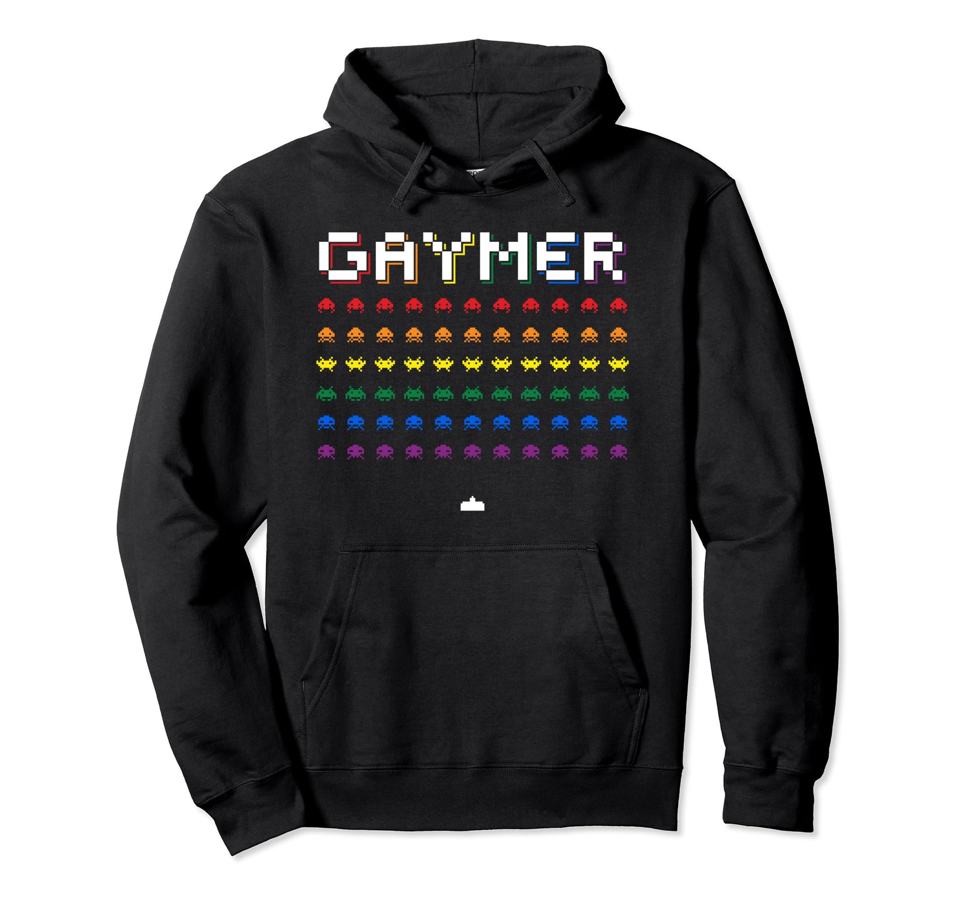 Gaymer Alien Invaders Proud Ally Hoodie - Aesthetic Graphic Men Women - T-Shirt, Sweatshirt, Hoodie