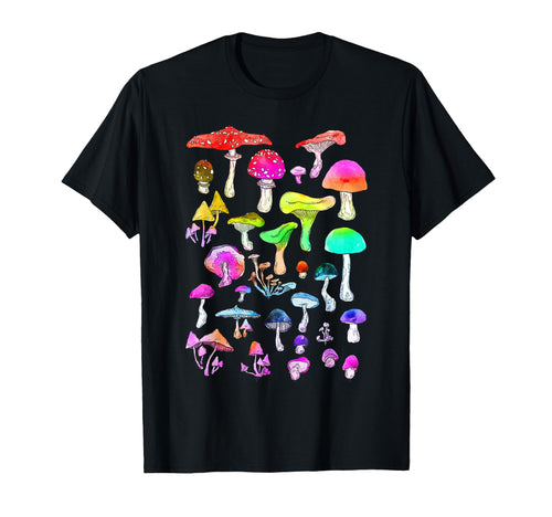 Mushroom Aesthetic Vaporwave Spiritual T-Shirt - Novelty Apparel Unisex - T-Shirt, Sweatshirt, Hoodie