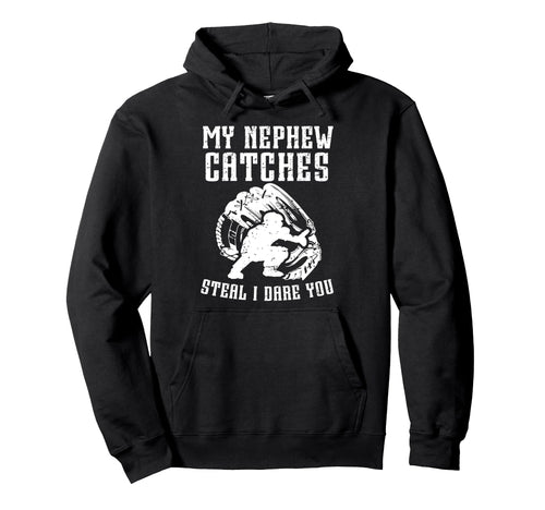 Funny Baseball Catcher Uncle Baseball Hoodie - Streetwear Style for Adults - T-Shirt, Sweatshirt, Hoodie