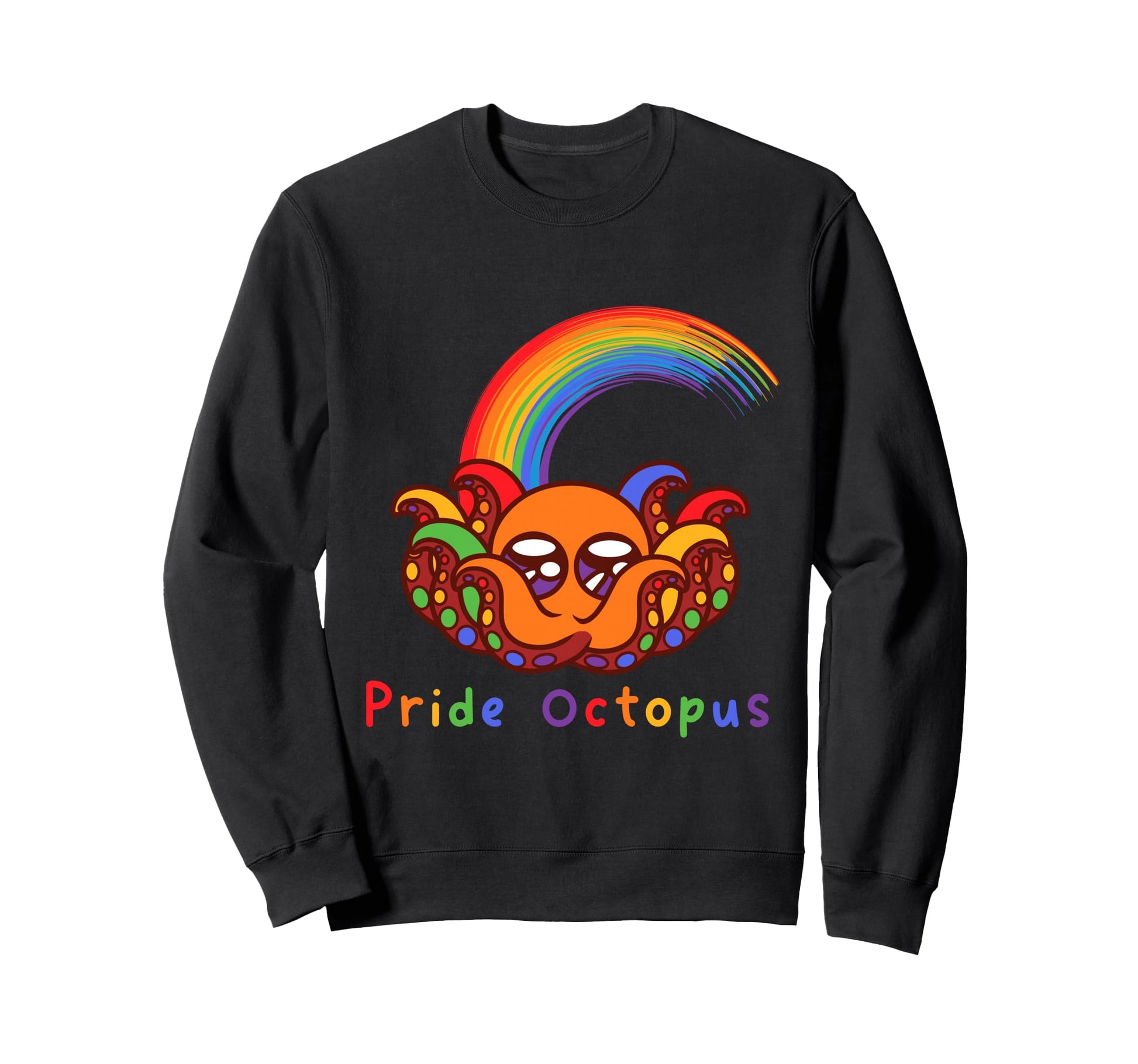 Pride Octopus Lgbtq Love Is Love Sweatshirt - Trendy Graphic for Adults - T-Shirt, Sweatshirt, Hoodie