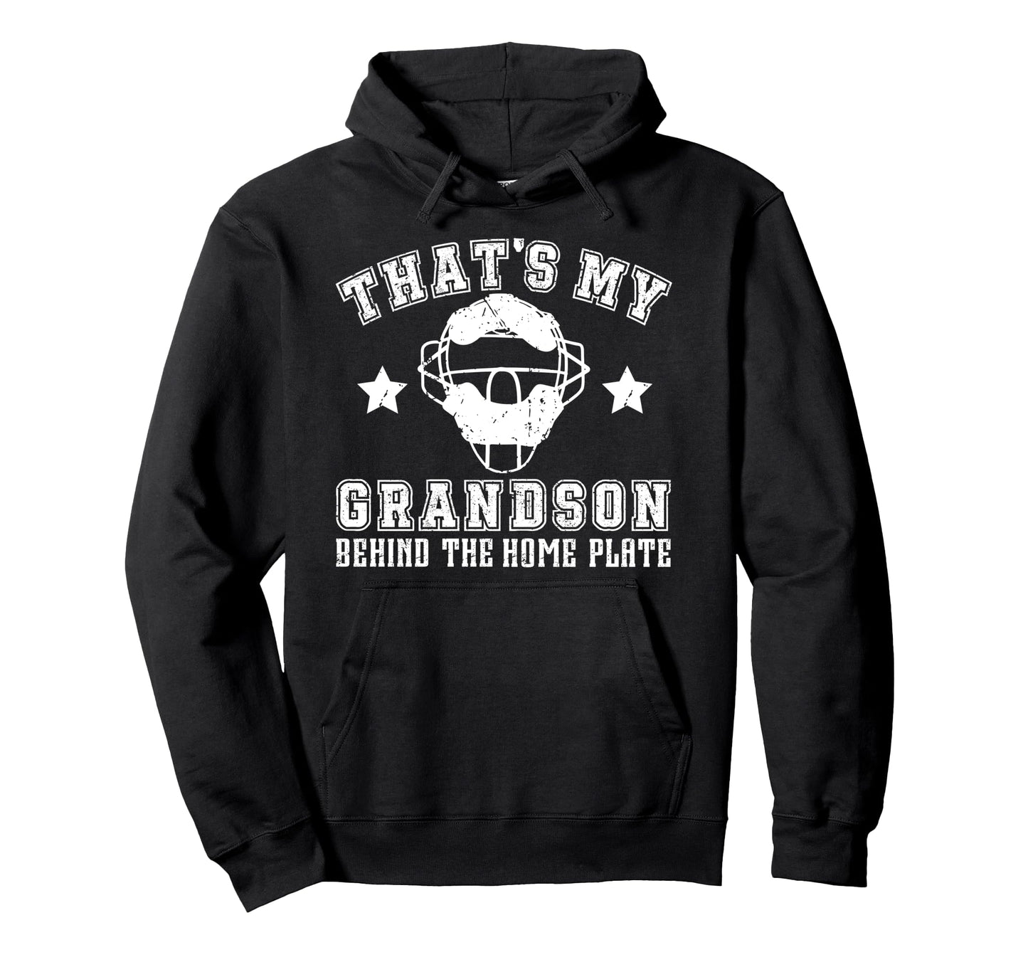 Proud Baseball Catcher Grandpa Baseball Hoodie - Trendy Graphic for Adults - T-Shirt, Sweatshirt, Hoodie