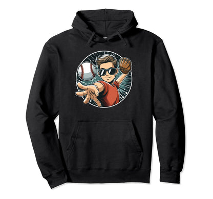 Baseball Player Brother Fan Player Hoodie - Graphic Print Men Women - T-Shirt, Sweatshirt, Hoodie