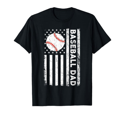 Baseball Dad Mens Fathers Day Family T-Shirt - Graphic Print Men Women - T-Shirt, Sweatshirt, Hoodie