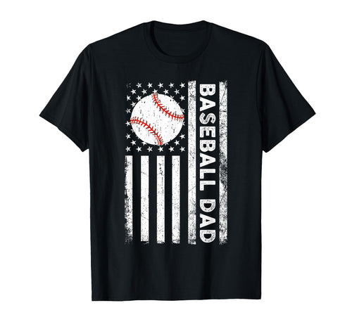 Baseball Dad Mens Fathers Day Family T-Shirt - Graphic Print Men Women - T-Shirt, Sweatshirt, Hoodie