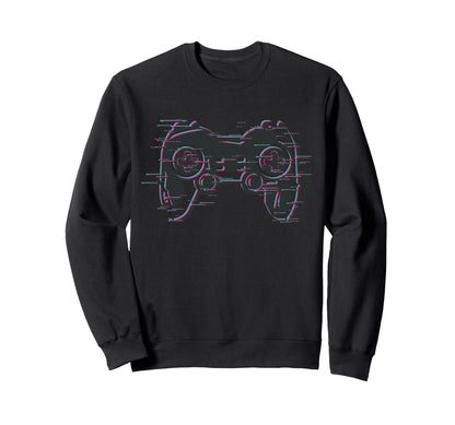 Play Game Control Game Over Sweatshirt - Unique Graphic Men Women - T-Shirt, Sweatshirt, Hoodie