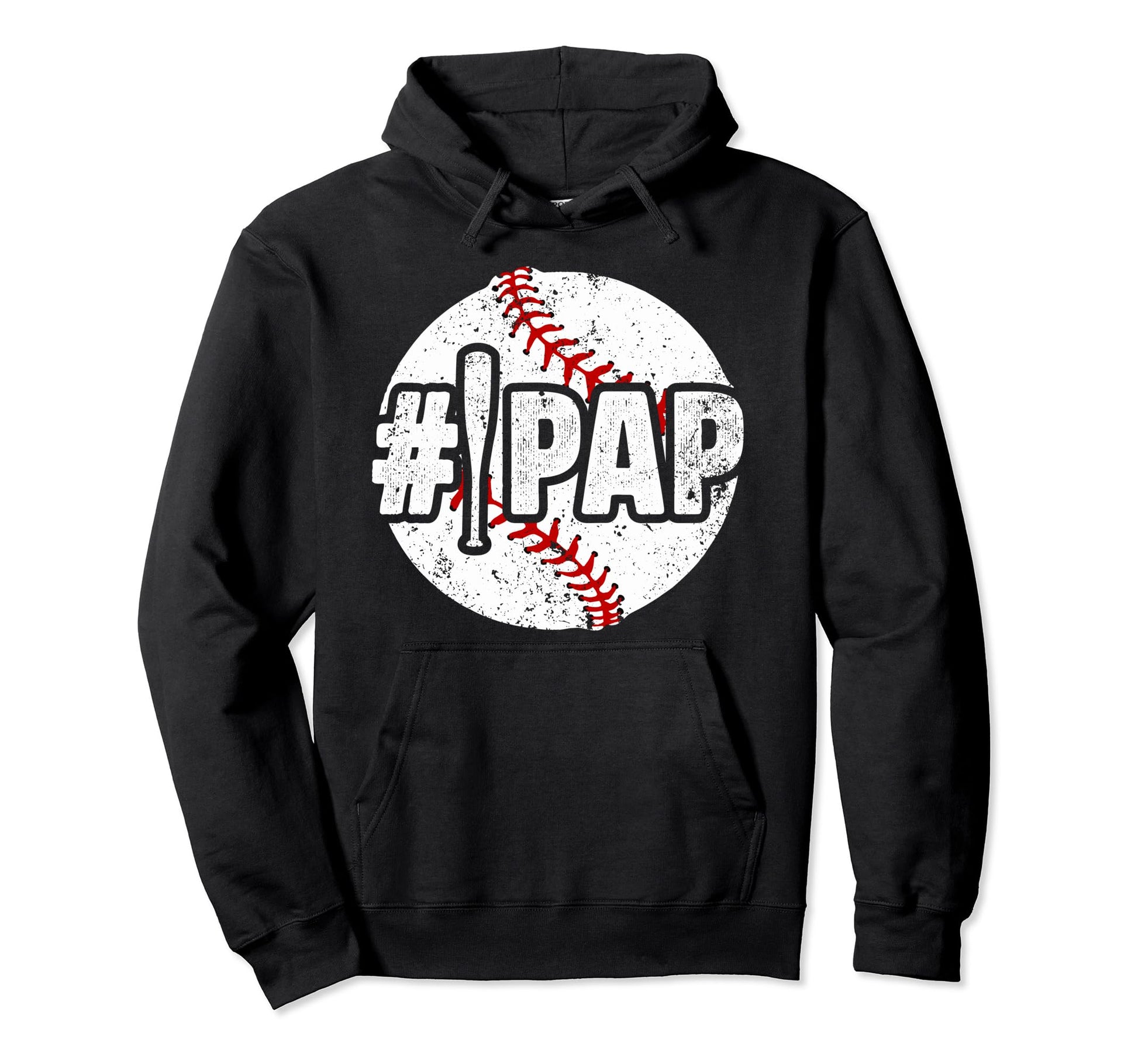 1 Pap Baseball Pap Baseball Player Hoodie - Fun Novelty Design for Adults - T-Shirt, Sweatshirt, Hoodie