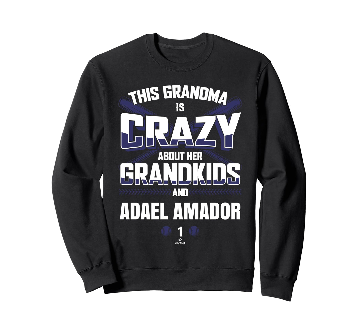 Grandma Crazy Adael Amador Sweatshirt - Aesthetic Graphic Men Women - T-Shirt, Sweatshirt, Hoodie