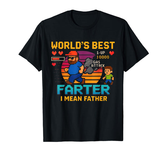 Worlds Best Farter I Mean Father Funny T-Shirt - Graphic Print for Adults - T-Shirt, Sweatshirt, Hoodie