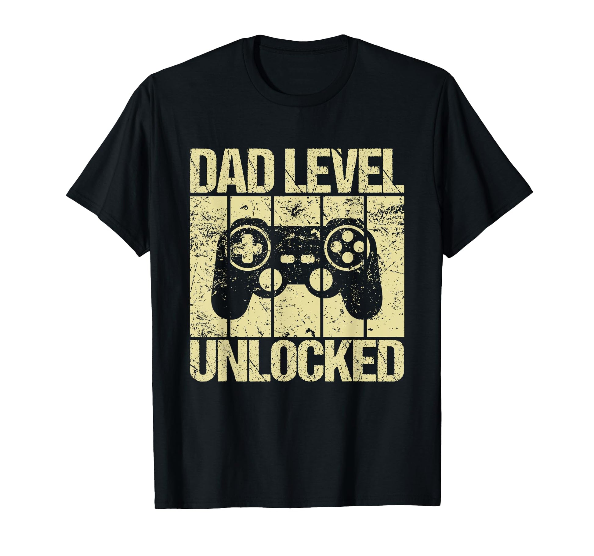 Dad Level Unlocked Gaming Controller T-Shirt - Trendy Graphic Unisex - T-Shirt, Sweatshirt, Hoodie