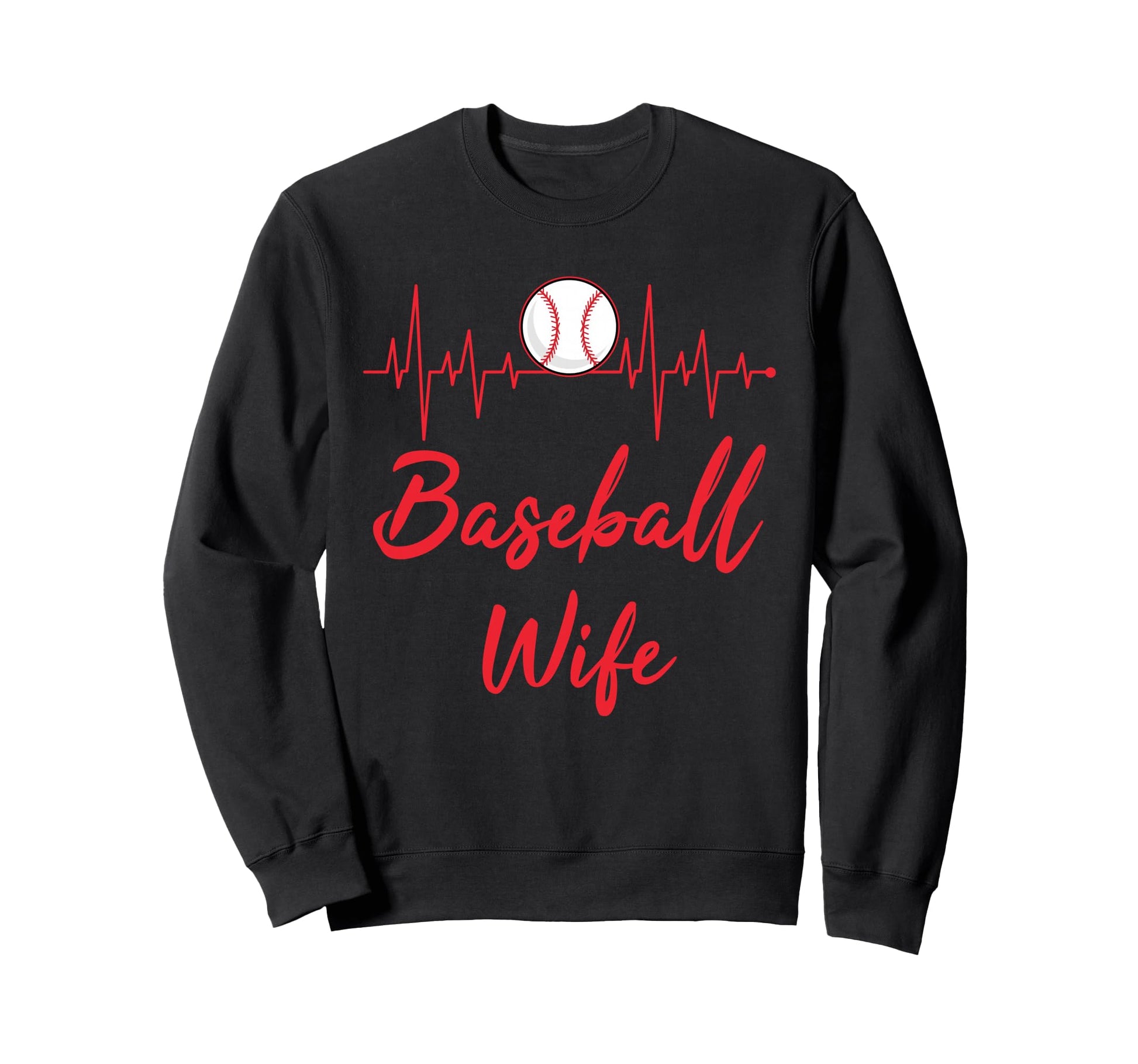 Baseball Wife Sweatshirt - Unique Graphic Unisex - T-Shirt, Sweatshirt, Hoodie
