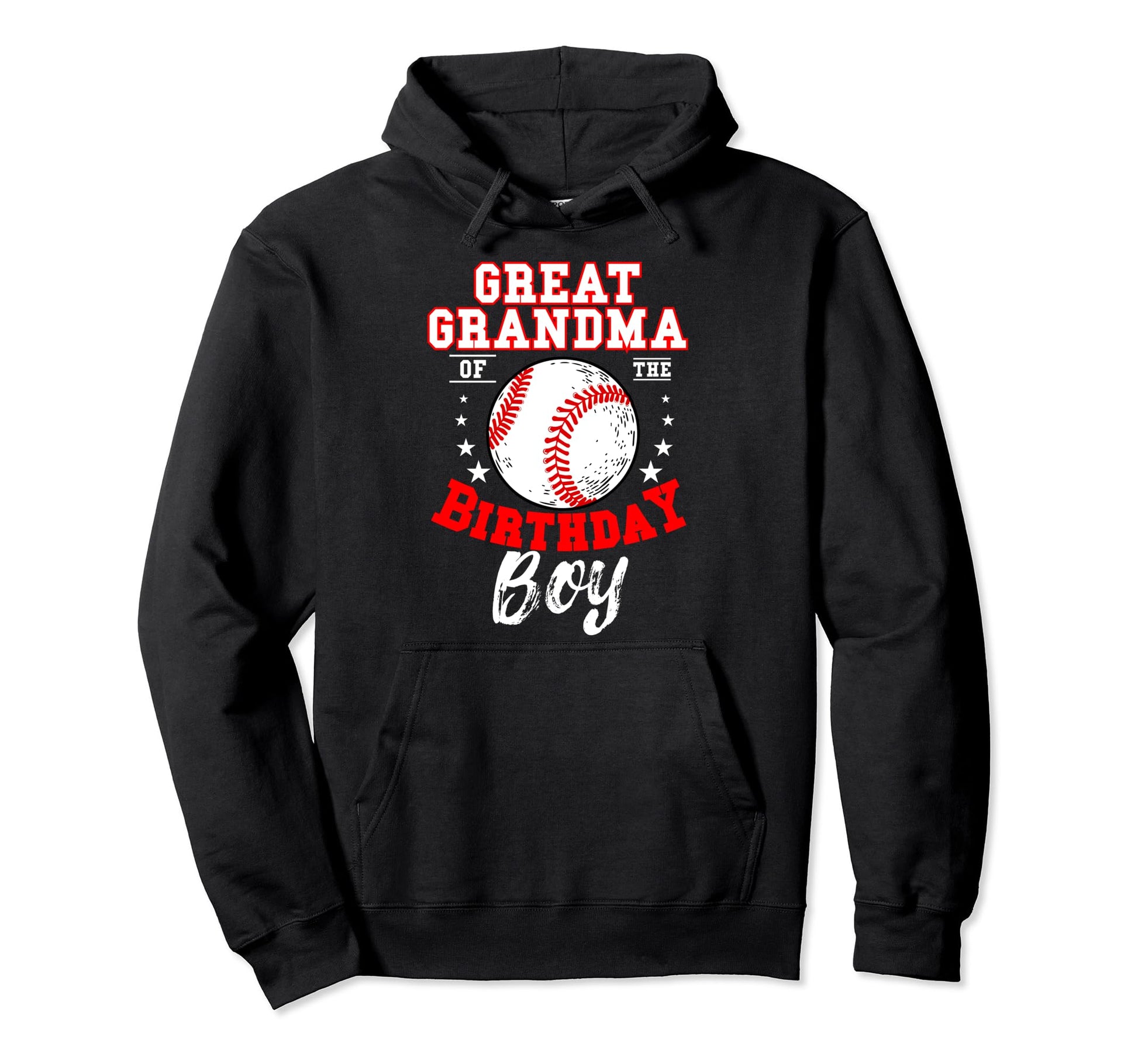 Great Grandma Birthday Baseball Theme Bday Hoodie - Minimalist Print Unisex - T-Shirt, Sweatshirt, Hoodie