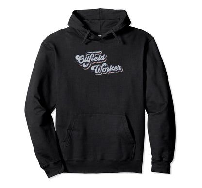 Oilfield Worker Distressed Rainbow Gift Hoodie - Streetwear Style Men Women - T-Shirt, Sweatshirt, Hoodie