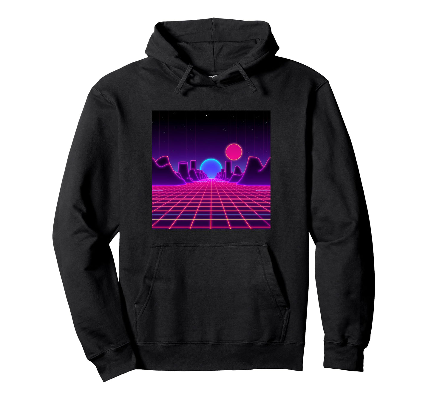 Aesthetic Vaporwave Synthwave 80S 90S Hoodie - Novelty Apparel for Adults - T-Shirt, Sweatshirt, Hoodie