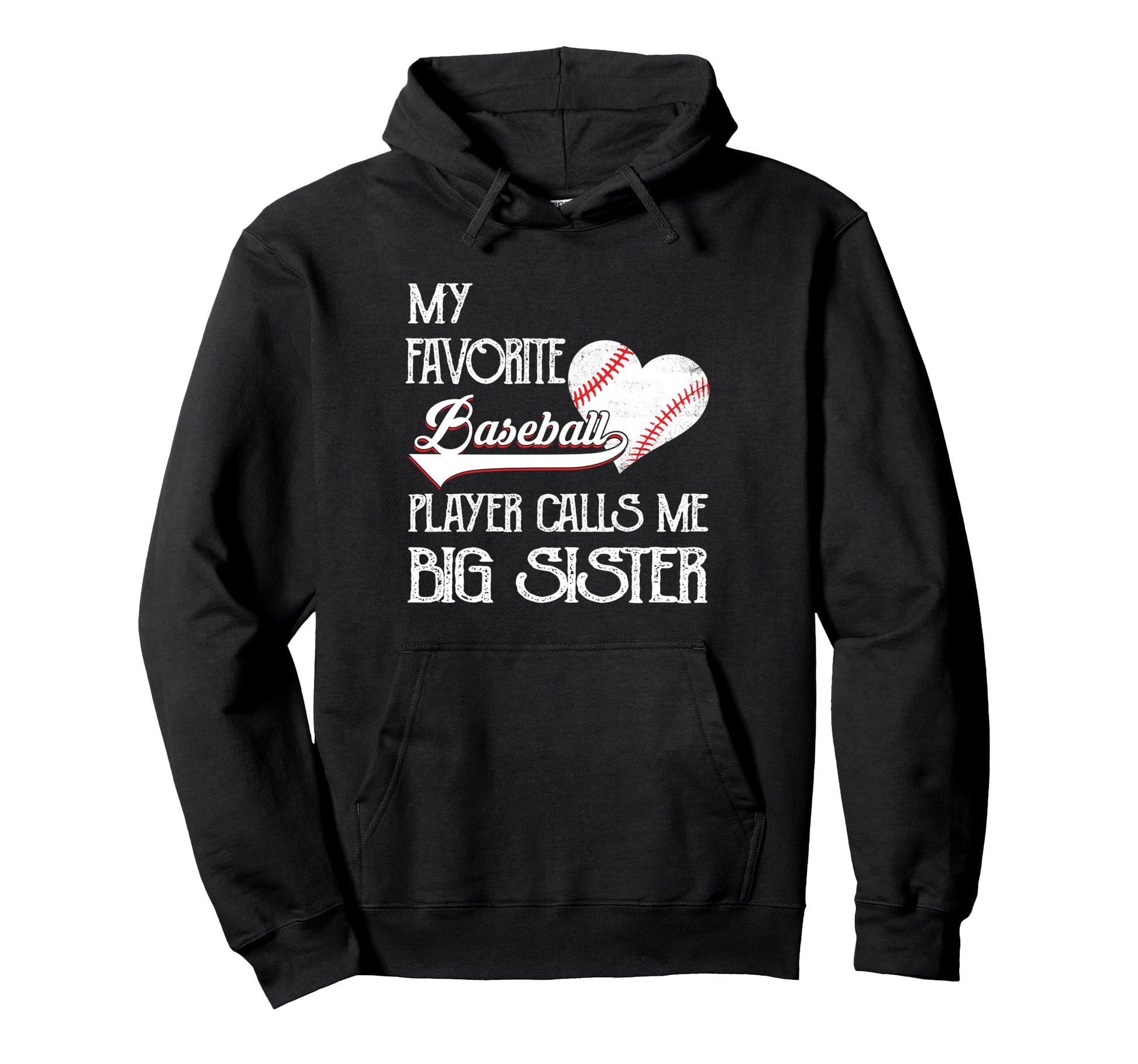 Heart Love Favorite Baseball Player Calls Hoodie - Novelty Apparel Unisex - T-Shirt, Sweatshirt, Hoodie