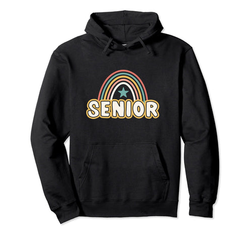 Senior Class 2023 Boho Rainbow Hoodie - Aesthetic Graphic Men Women - T-Shirt, Sweatshirt, Hoodie