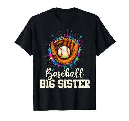 Baseball Big Sister Baseball T-Shirt - Fun Novelty Design for Adults - T-Shirt, Sweatshirt, Hoodie
