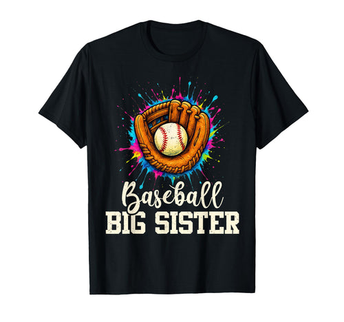 Baseball Big Sister Baseball T-Shirt - Fun Novelty Design for Adults - T-Shirt, Sweatshirt, Hoodie
