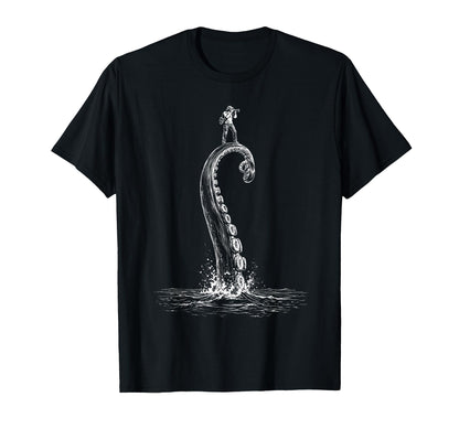 Photographer Octopus Camera T-Shirt - Minimalist Print for Adults - T-Shirt, Sweatshirt, Hoodie
