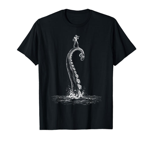 Photographer Octopus Camera T-Shirt - Minimalist Print for Adults - T-Shirt, Sweatshirt, Hoodie