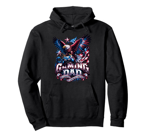 Patriotic Usa Gaming Dad Hoodie - Casual Everyday Wear for Adults - T-Shirt, Sweatshirt, Hoodie