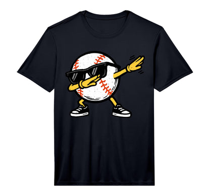 Dabbing Baseball Ball Funny Sports T-Shirt - Novelty Apparel Men Women - T-Shirt, Sweatshirt, Hoodie