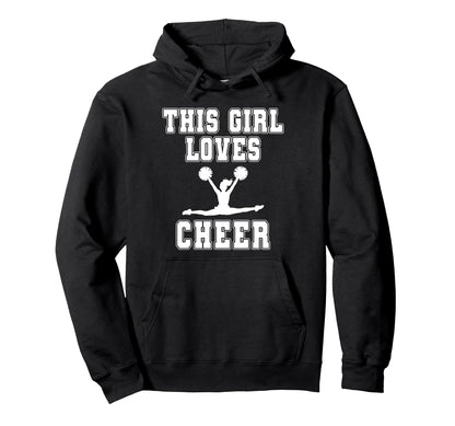 This Loves Cheer Cheerleading Game Hoodie - Casual Everyday Wear Men Women - T-Shirt, Sweatshirt, Hoodie