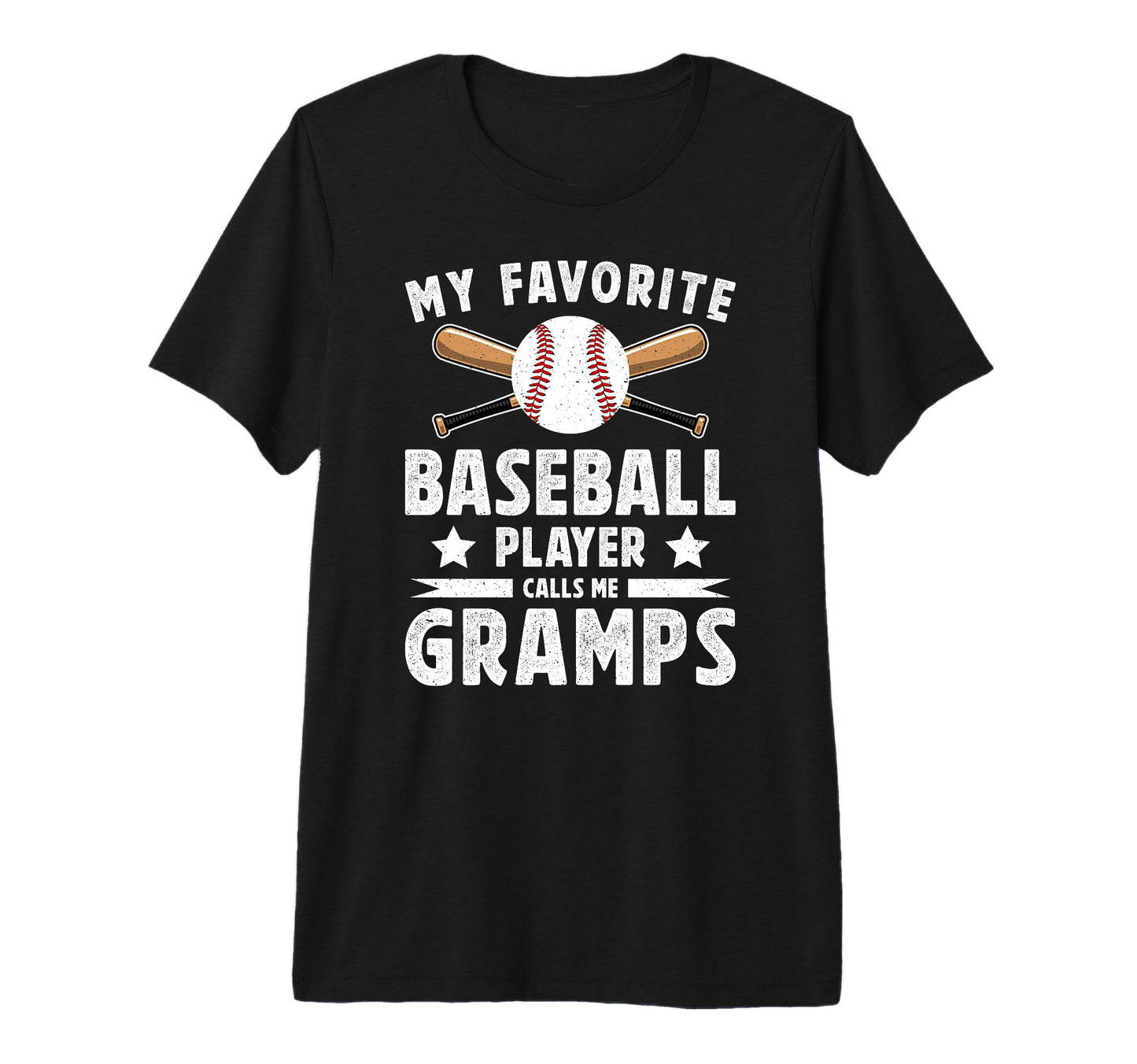 Mens My Favorite Baseball Player Gramps T-Shirt - Aesthetic Graphic Unisex - T-Shirt, Sweatshirt, Hoodie