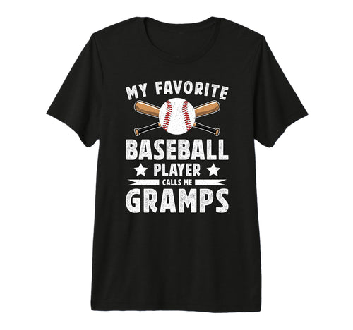 Mens My Favorite Baseball Player Gramps T-Shirt - Aesthetic Graphic Unisex - T-Shirt, Sweatshirt, Hoodie