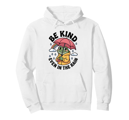 Be Kind Even Rain Frog Kindness Groovy Hoodie - Graphic Print for Adults - T-Shirt, Sweatshirt, Hoodie
