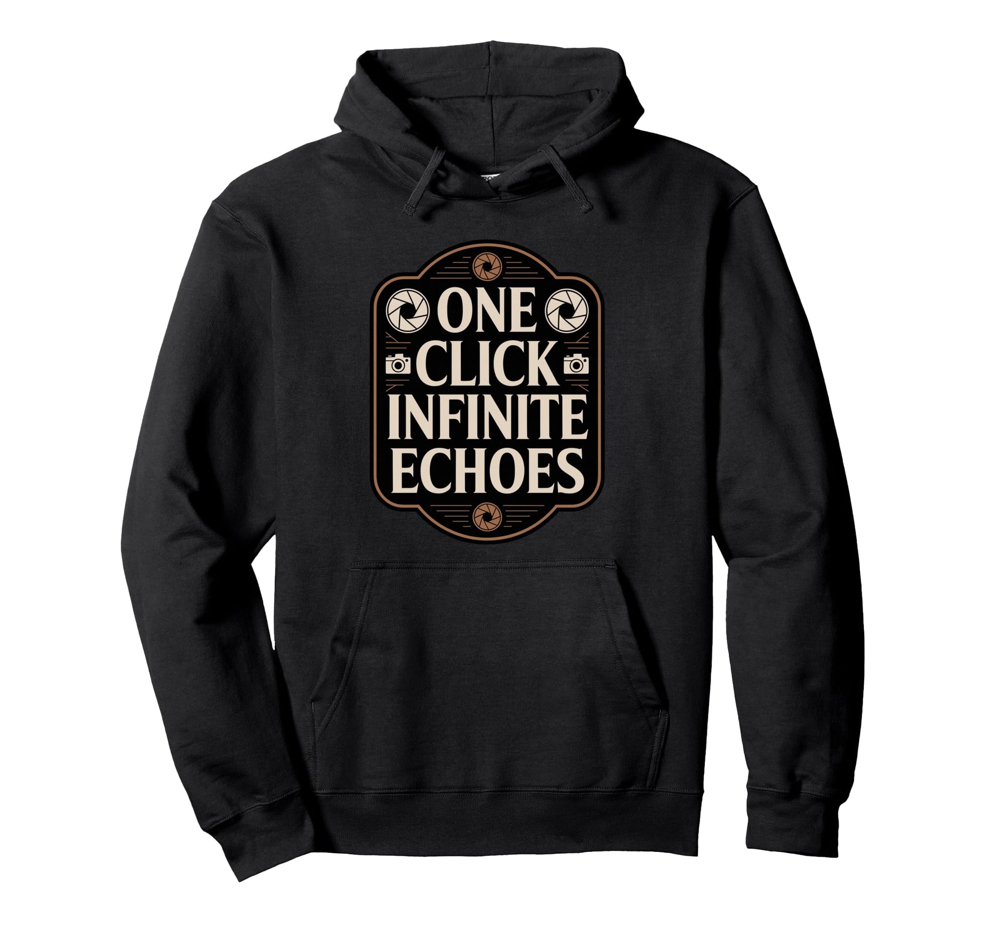 Time Travel Is Shutter Away Camera Hoodie - Fun Novelty Design for Adults - T-Shirt, Sweatshirt, Hoodie