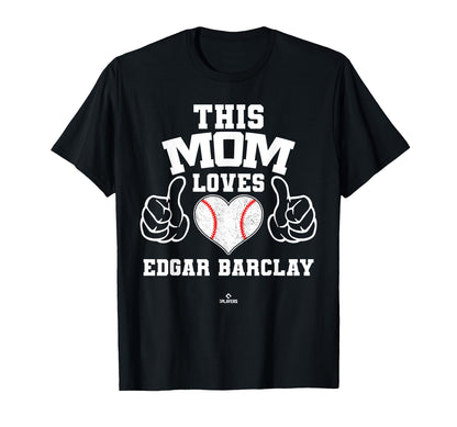 This Mom Loves Edgar Barclay Prospect T-Shirt - Unique Graphic Men Women - T-Shirt, Sweatshirt, Hoodie