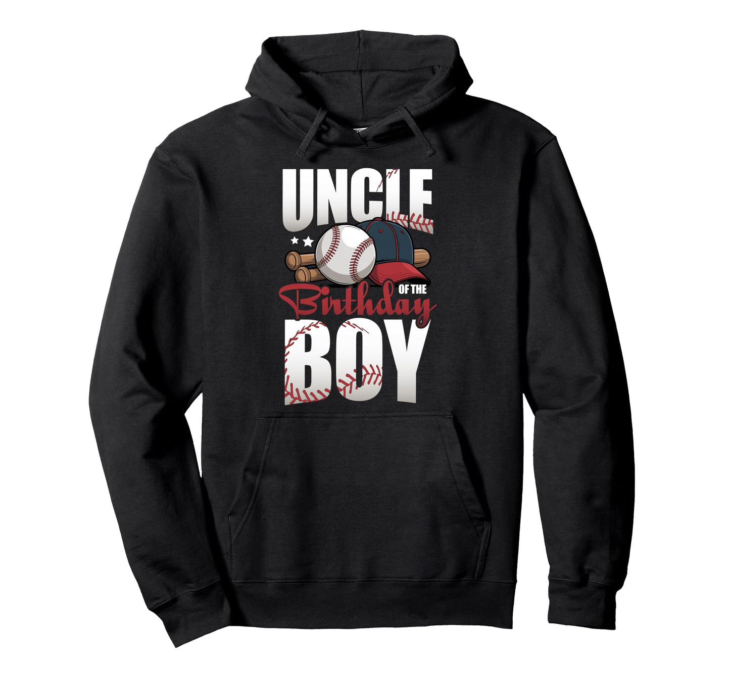 Uncle Birthday Matching Baseball Birthday Hoodie - Trendy Graphic Men Women - T-Shirt, Sweatshirt, Hoodie