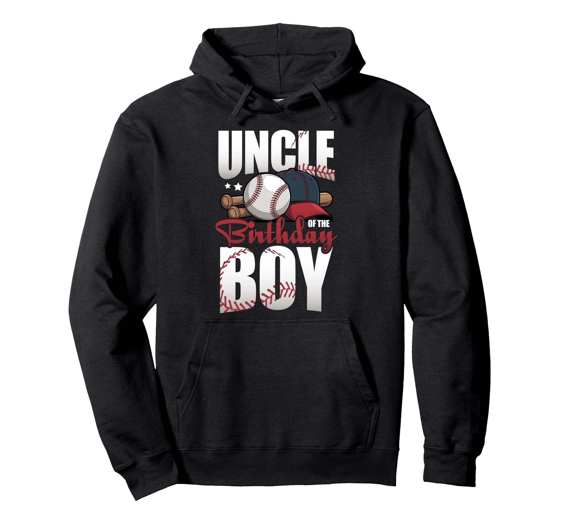 Uncle Birthday Matching Baseball Birthday Hoodie - Trendy Graphic Men Women - T-Shirt, Sweatshirt, Hoodie