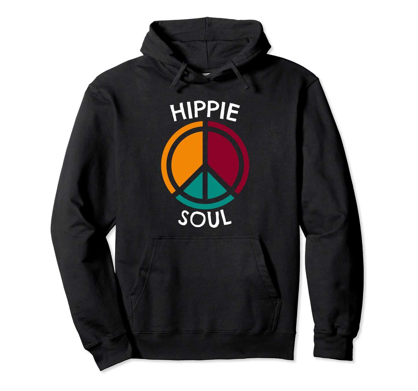 Colorful Hippie Soul Peace And Love Hoodie - Streetwear Style Men Women - T-Shirt, Sweatshirt, Hoodie