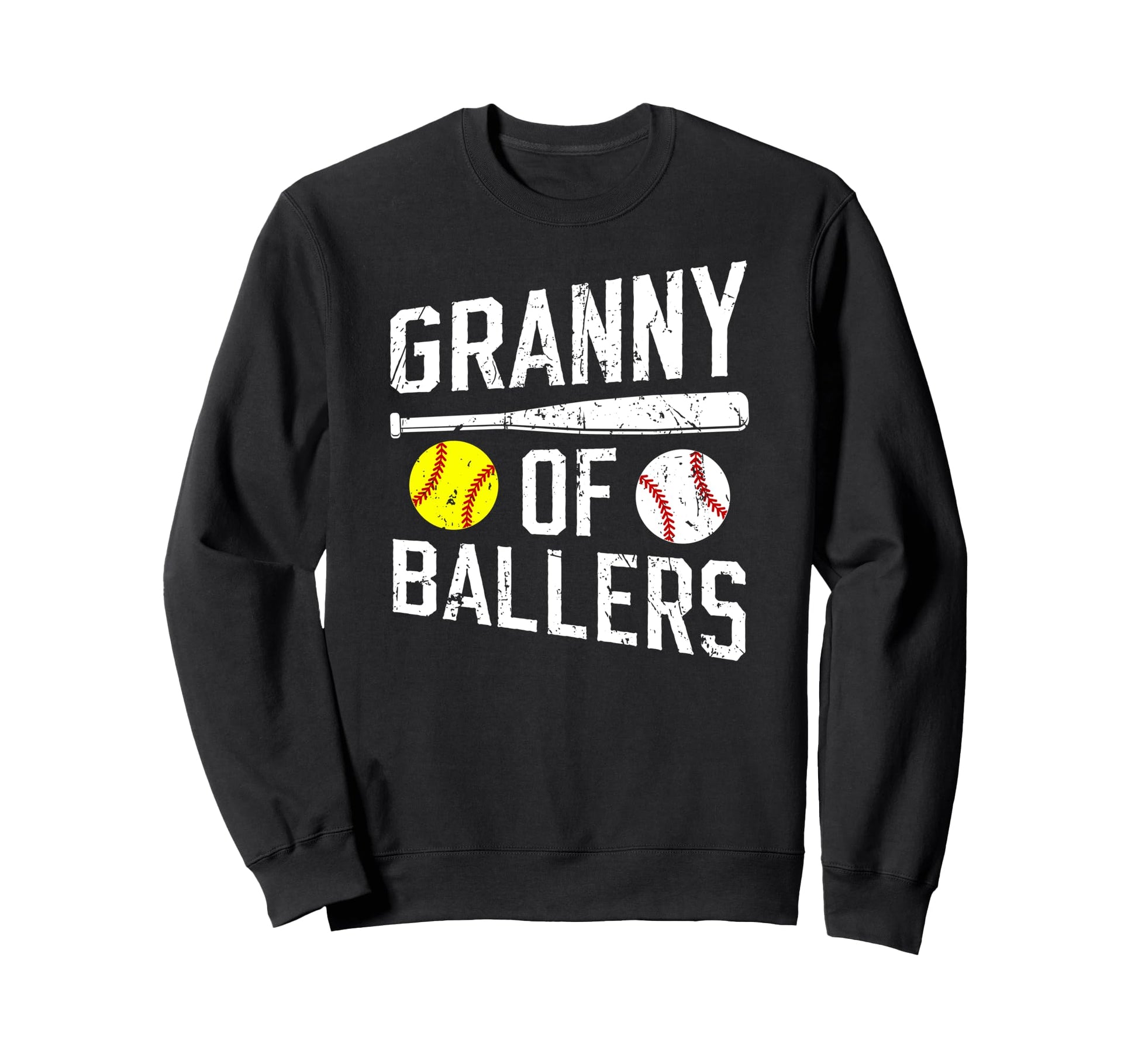 Granny Ballers Proud Baseball Sweatshirt - Minimalist Print for Adults - T-Shirt, Sweatshirt, Hoodie