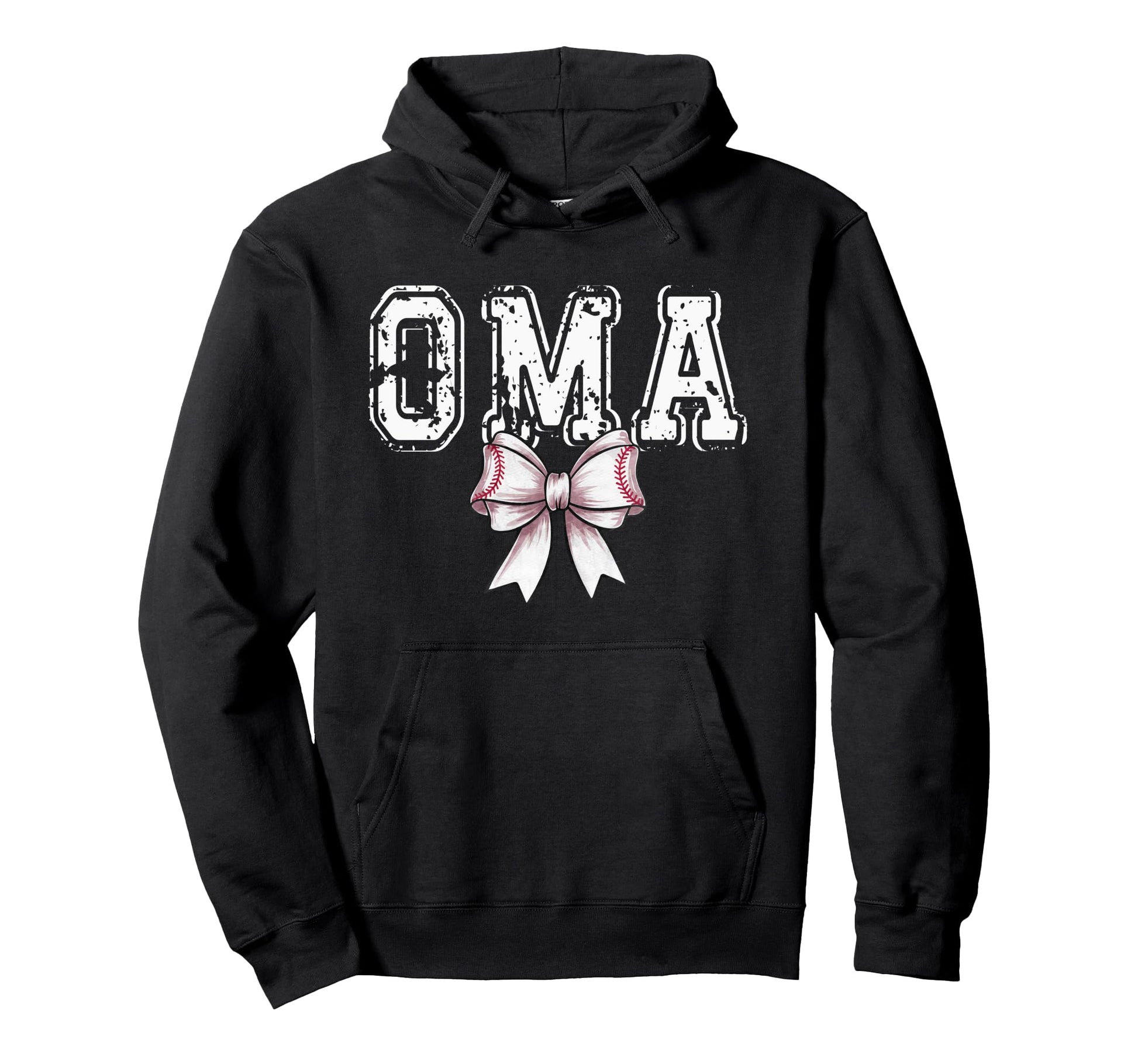 Coquette Baseball Oma Spirit Hoodie - Trendy Graphic for Adults - T-Shirt, Sweatshirt, Hoodie