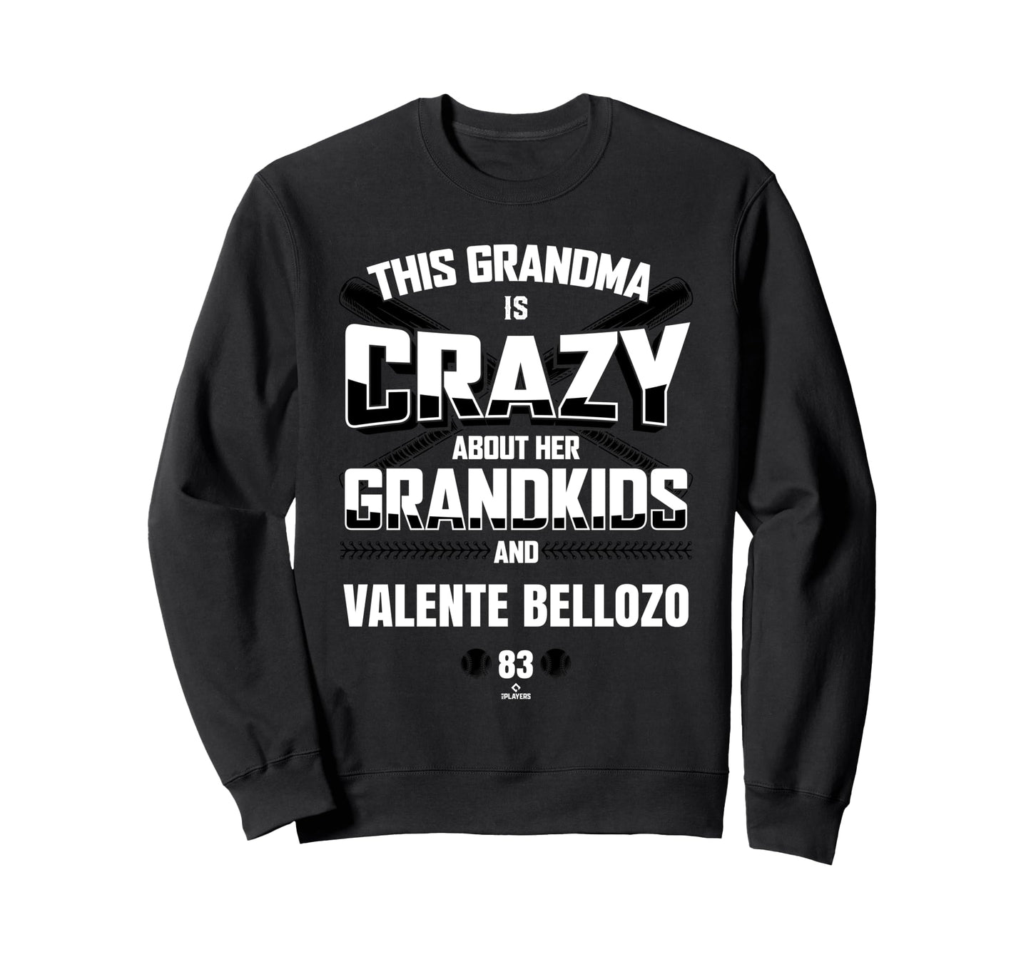 Grandma Crazy Valente Bellozo Miami Sweatshirt - Novelty Apparel Men Women - T-Shirt, Sweatshirt, Hoodie