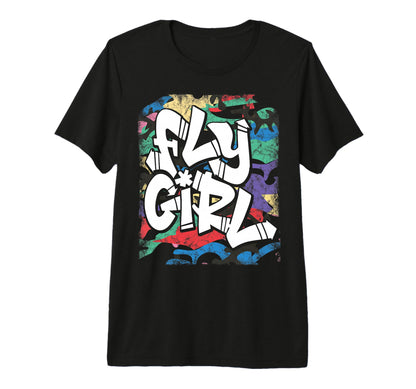 Fly 80S 90S Old School B Hip Hop Tri Blend T-Shirt - Graphic Print Unisex - T-Shirt, Sweatshirt, Hoodie