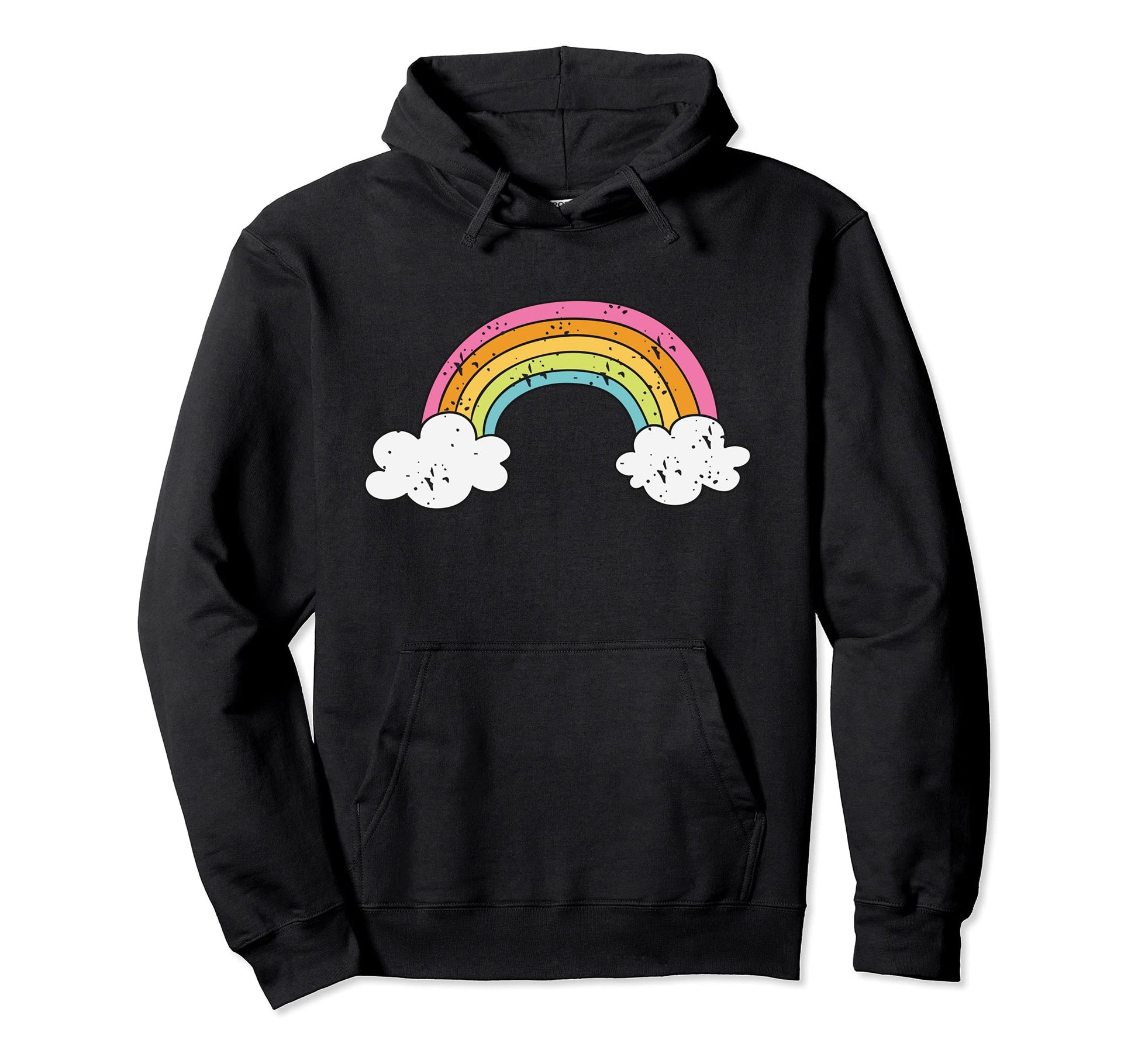 Elegant Rainbow 80S Gift Hoodie - Graphic Print Men Women - T-Shirt, Sweatshirt, Hoodie