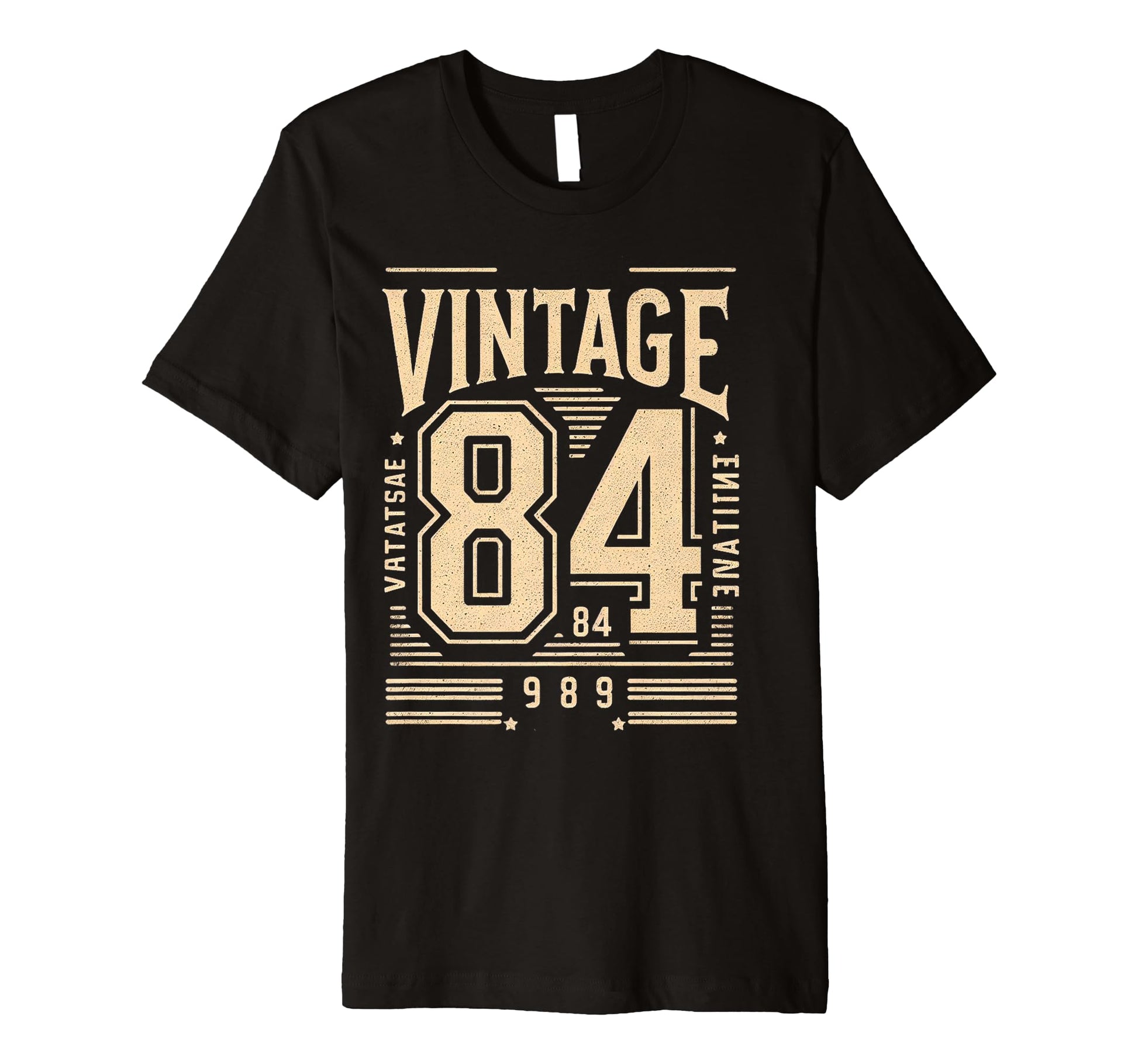 1984 Birthday 84 Born 1984 Typography T-Shirt - Minimalist Print Unisex - T-Shirt, Sweatshirt, Hoodie