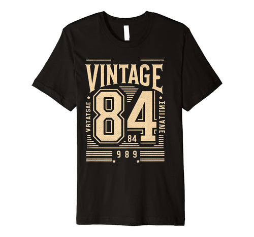 1984 Birthday 84 Born 1984 Typography T-Shirt - Minimalist Print Unisex - T-Shirt, Sweatshirt, Hoodie