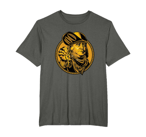 Benjamin Franklin Money Gangster T-Shirt - Fun Novelty Design Unisex - T-Shirt, Sweatshirt, Hoodie