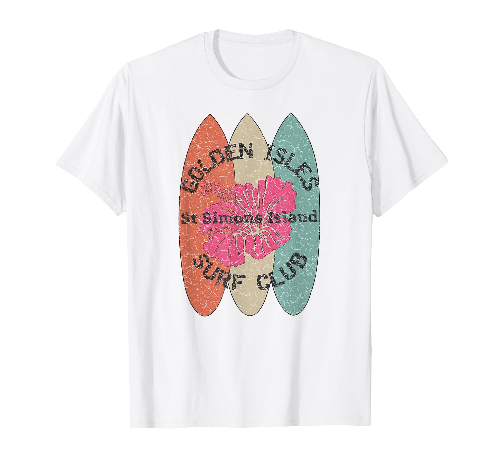 Golden Isles Surf Club St Simons T-Shirt - Aesthetic Graphic for Adults - T-Shirt, Sweatshirt, Hoodie