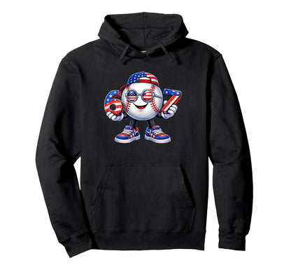 67 American Flag Bunny Drip Baseball Hoodie - Unique Graphic for Adults - T-Shirt, Sweatshirt, Hoodie