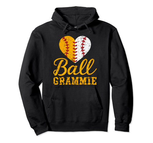 Baseball Grandma Grandmother Granny Hoodie - Fun Novelty Design Men Women - T-Shirt, Sweatshirt, Hoodie