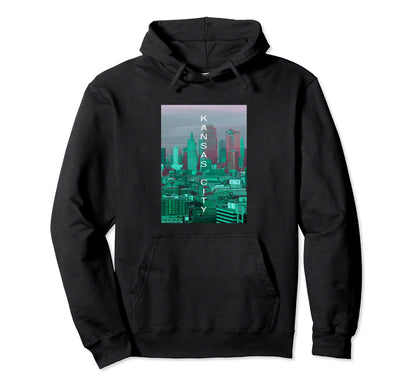 Kansas Vaporwave Aesthetic Souvenir Ks Hoodie - Aesthetic Graphic Unisex - T-Shirt, Sweatshirt, Hoodie