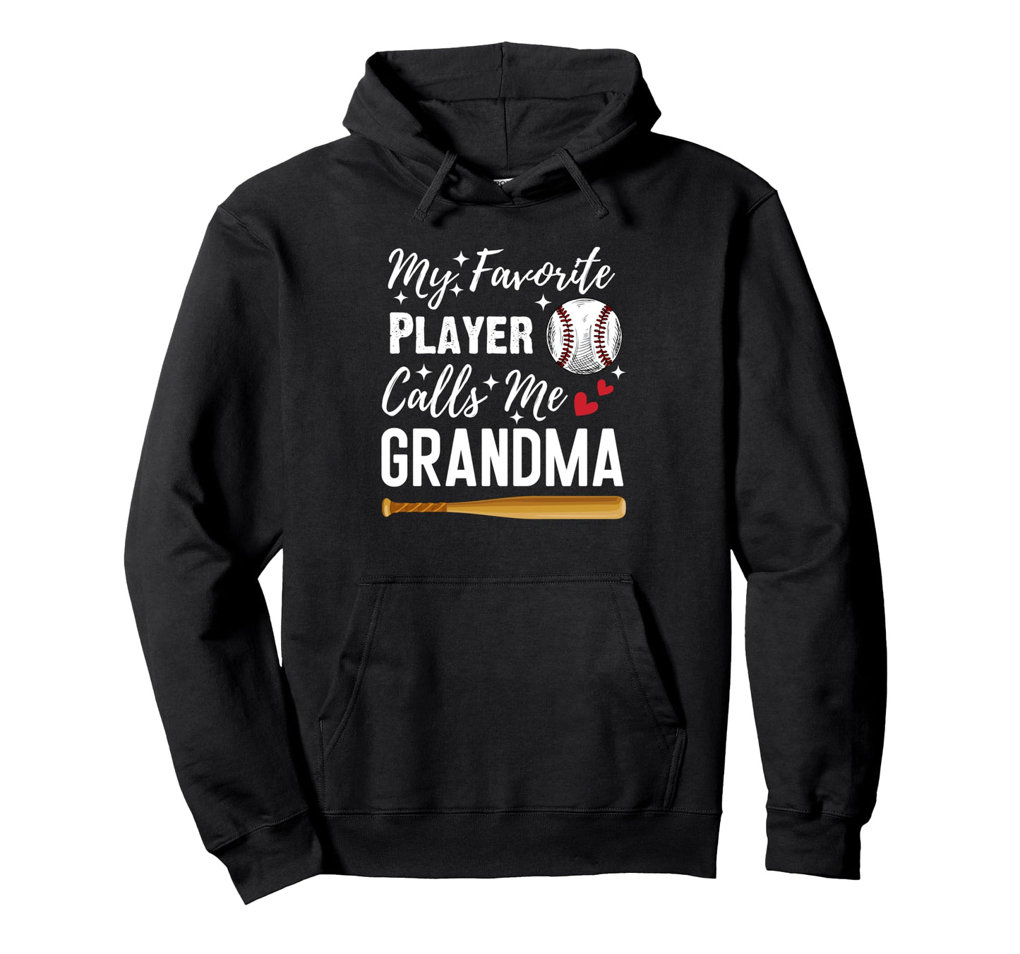 Baseball My Favorite Player Calls Me Hoodie - Custom Art Print Unisex - T-Shirt, Sweatshirt, Hoodie