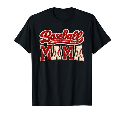 Proud Baseball Mama Fan Athletic Sporty T-Shirt - Novelty Apparel Unisex - T-Shirt, Sweatshirt, Hoodie