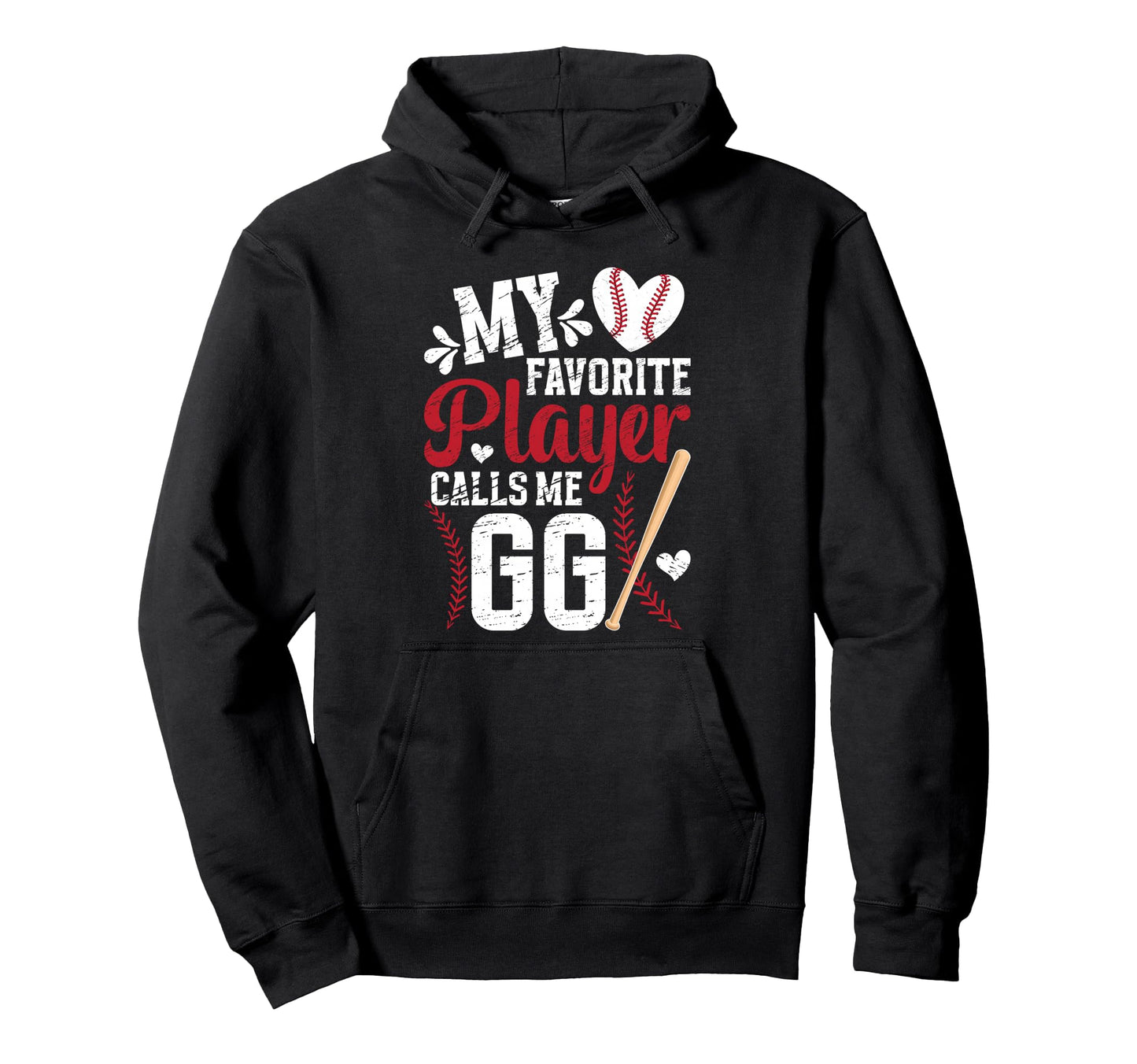 My Favorite Baseball Player Gg Hoodie - Aesthetic Graphic Men Women - T-Shirt, Sweatshirt, Hoodie